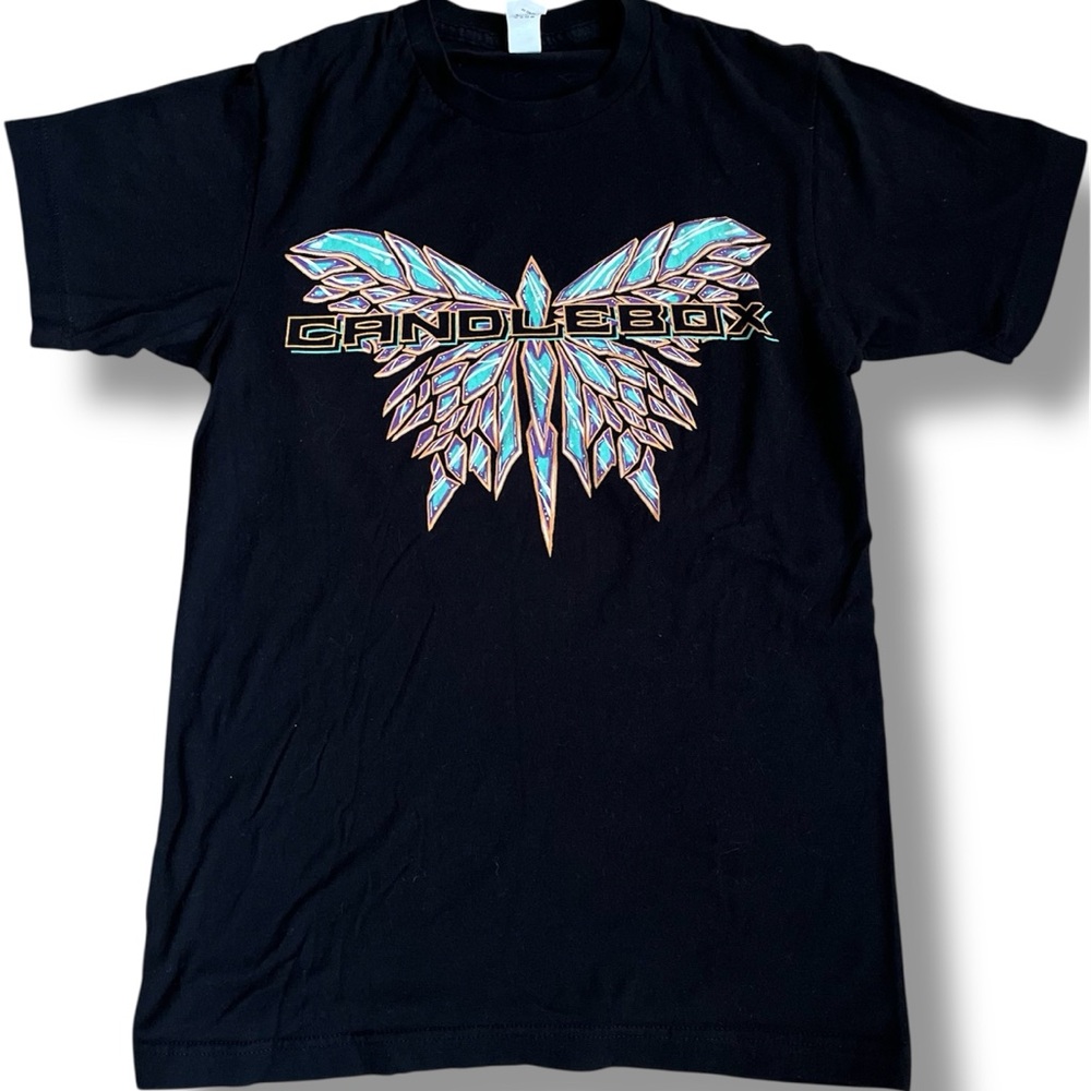 Candlebox T Shirt Mens Small Grunge Rock Band Tour 2023 Tultex 202 Butterfly S/S